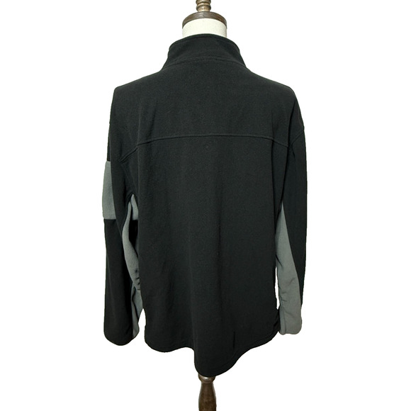 Ducks Unlimited Jacket Mens XXL Black Gray Fleece Full Zip Lightweight Hunting - Picture 2 of 10